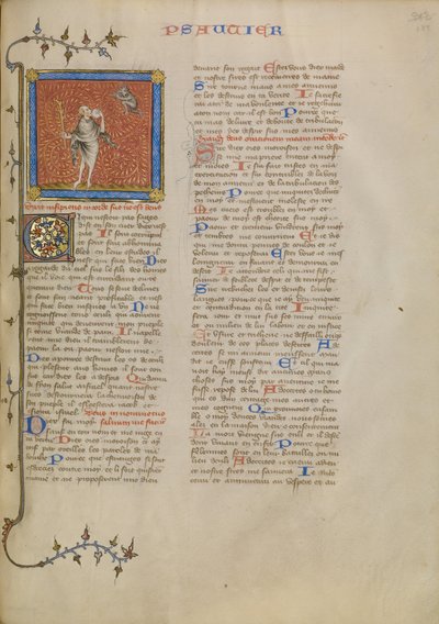 Blázen a démon od Master of Jean de Mandeville