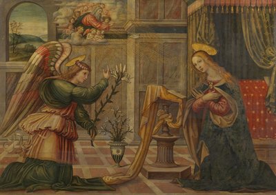 Zvěstování, cca 1500 od Master of Marradi