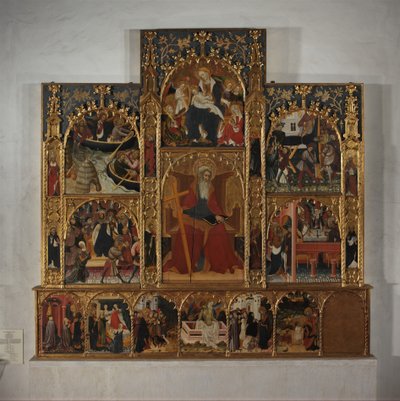 Retable se scénami ze života svatého Ondřeje, ca. 1420-30. od Master of Roussillon