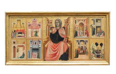 Svatá Cecílie a příběhy jejího života od Master of Saint Cecilia