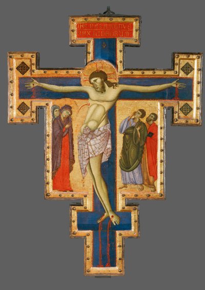 Krucifix z Umbrie, druhá polovina 13. ... od Master of Saint Francis of Assisi