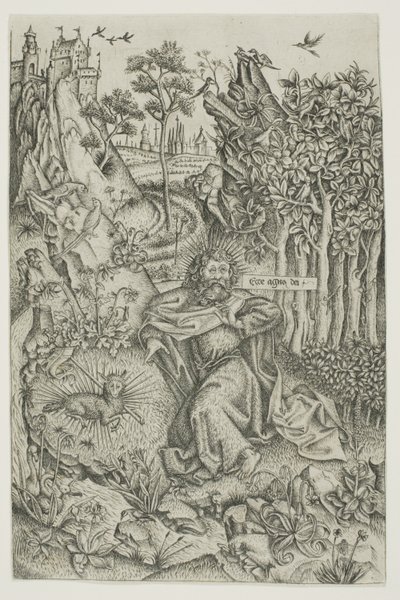 Svatý Jan Křtitel na poušti od Master of Saint John the Baptist