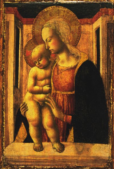 Madona s dítětem od Master of San Miniato