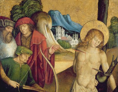 Umučení svatého Šebestiána, kolem 1505-10 od Master of Sigmaringen
