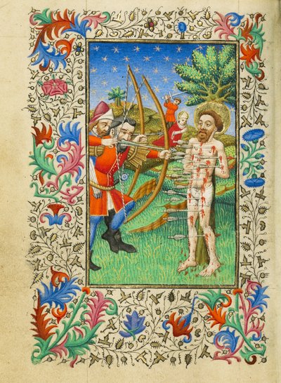 Umučení svatého Šebestiána od Master of Sir John Fastolf