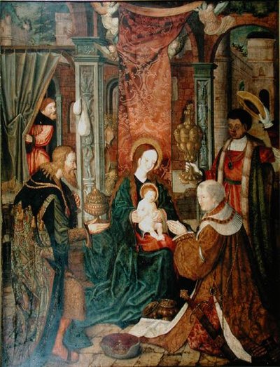 Klanění tří králů (viz 160861 pro pár) od Master of St. Severin