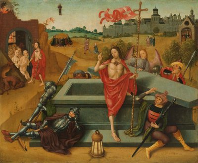 Vzkříšení Krista, c. 1485-1500 (olej na panelu) od Master of the Amsterdam Death of the Virgin