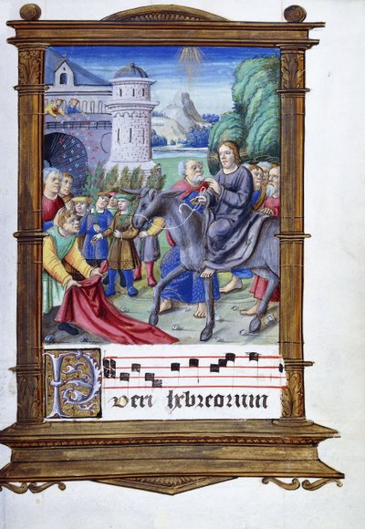 Vjezd do Jeruzaléma od Master of the Anglo Hours