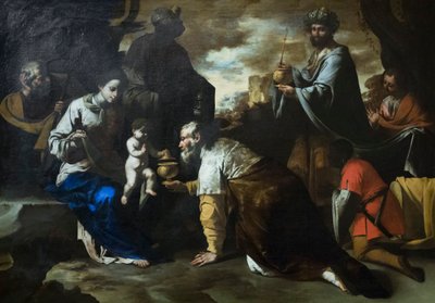 Klanění tří králů od Master of the Annunciation to the Shepherds