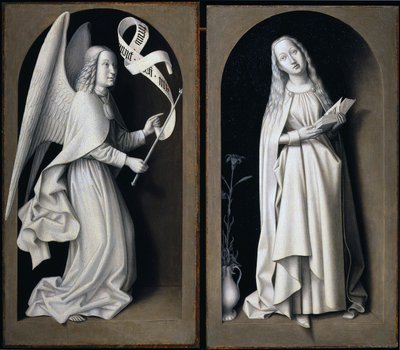 Zvěstování, 1489 od Master of the Baroncelli Portraits