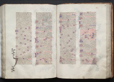 Gothajský misál: Fol. 103v, Text, c. 1375. od Master of the Boqueteaux