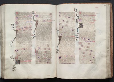 Gothajský misál: Fol. 105r, Text, c. 1375. od Master of the Boqueteaux