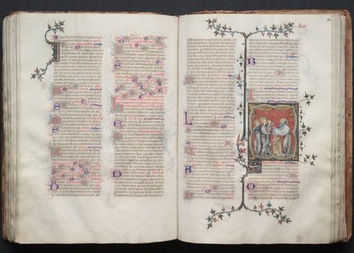 Gotha misál: Fol. 107v, Text, c. 1375. od Master of the Boqueteaux