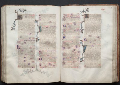 Gothajský misál: Fol. 109r, Text, c. 1375. od Master of the Boqueteaux