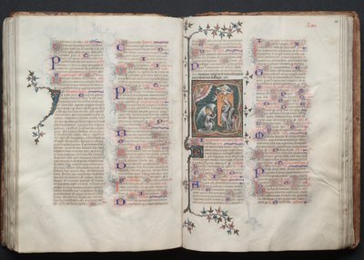 Gothajský misál: Fol. 109v, Text, c. 1375. od Master of the Boqueteaux