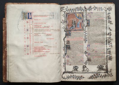 Gothajský misál: Fol. 10v, text, c. 1375. od Master of the Boqueteaux