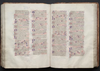Gothajský misál: Fol. 111v, Text, c. 1375. od Master of the Boqueteaux