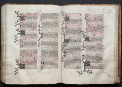 Gothajský misál: Fol. 115v, text, c. 1375. od Master of the Boqueteaux