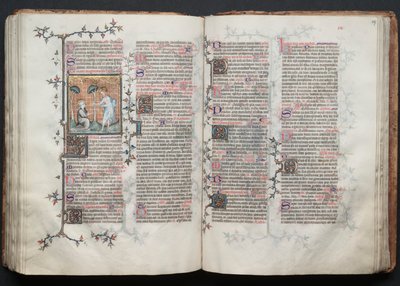 Gothajský misál: Fol. 117r, Text, c. 1375. od Master of the Boqueteaux