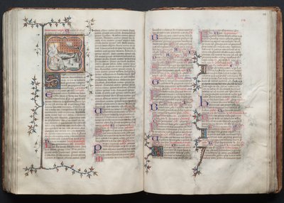 Gothajský misál: Fol. 123r, Text, c. 1375. od Master of the Boqueteaux