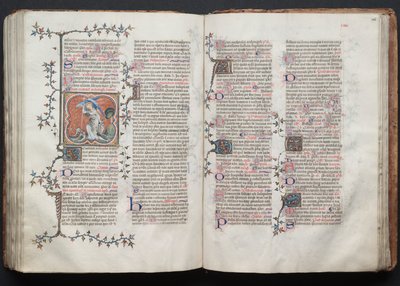 Gothajský misál: Fol. 125r, Text, c. 1375. od Master of the Boqueteaux