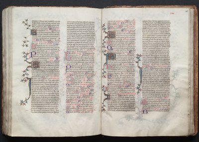 Gothajský misál: Fol. 125v, text, c. 1375. od Master of the Boqueteaux