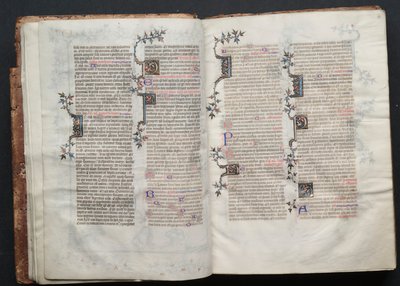 Gothajský misál: Fol. 12r, Text , c. 1375. od Master of the Boqueteaux