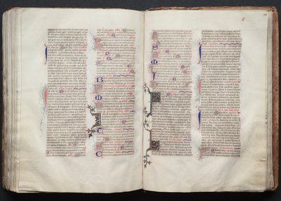 Gothajský misál: Fol. 132r, Text, c. 1375. od Master of the Boqueteaux