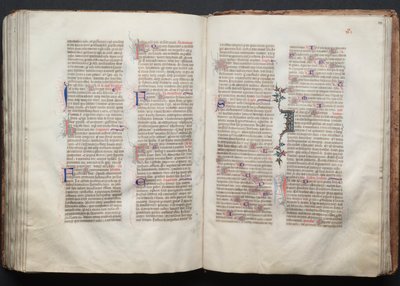 Gothajský misál: Fol. 133r, Text, c. 1375. od Master of the Boqueteaux