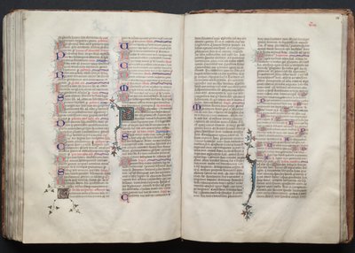 Gothajský misál: Fol. 135v, Text, c. 1375. od Master of the Boqueteaux