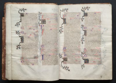 Gothajský misál: Fol. 13r, Text , c. 1375. od Master of the Boqueteaux