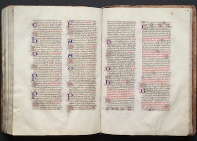Gothajský misál: Fol. 141v, Text, c. 1375. od Master of the Boqueteaux