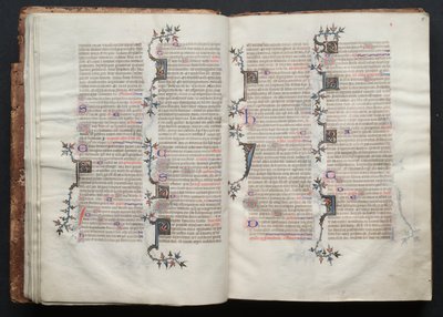 Gothajský misál: Fol. 15r, Text , c. 1375. od Master of the Boqueteaux