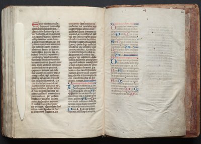 Gothajský misál: Fol. 164r, Text, c. 1375. od Master of the Boqueteaux