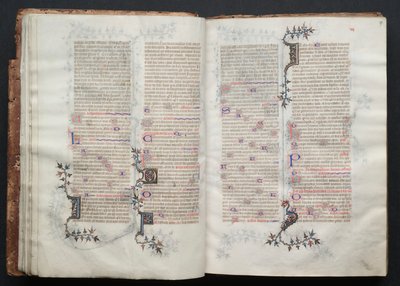 Gothajský misál: Fol. 17r, Text, c. 1375. od Master of the Boqueteaux