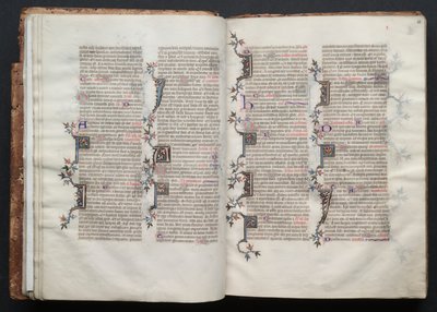 Gothajský misál: Fol. 20r, Text, c. 1375. od Master of the Boqueteaux
