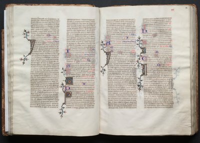 Gothajský misál: Fol. 33r, Text, c. 1375. od Master of the Boqueteaux