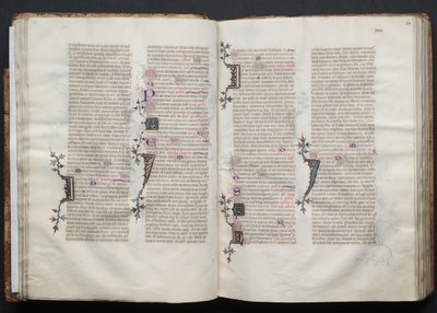 Gothajský misál: Fol. 34r, Text, c. 1375. od Master of the Boqueteaux