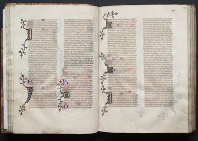 Gothajský misál: Fol. 38r, Text, c. 1375. od Master of the Boqueteaux