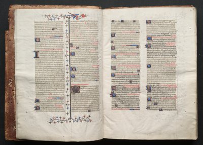 Gothajský misál: Fol. 3r, text, c. 1375. od Master of the Boqueteaux