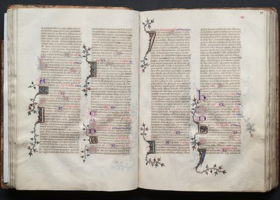 Gothajský misál: Fol. 41r, Text, c. 1375. od Master of the Boqueteaux