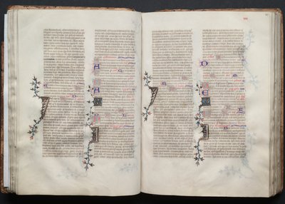 Gothajský misál: Fol. 42r, Text, c. 1375. od Master of the Boqueteaux