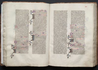 Gothajský misál: Fol. 46r, Text, c. 1375. od Master of the Boqueteaux