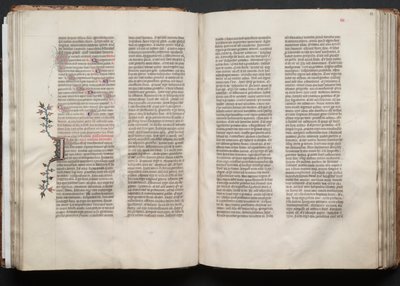 Gothajský misál: Fol. 52r, Text, c. 1375. od Master of the Boqueteaux