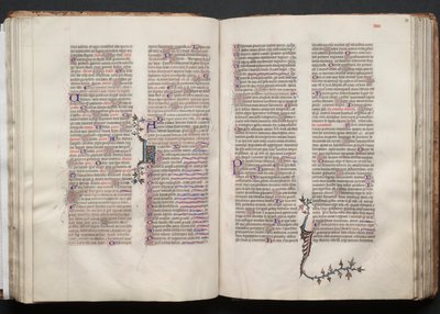 Gothajský misál: Fol. 54r, Text, c. 1375. od Master of the Boqueteaux