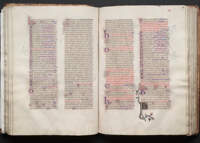 Gothajský misál: Fol. 56r, Text, c. 1375. od Master of the Boqueteaux