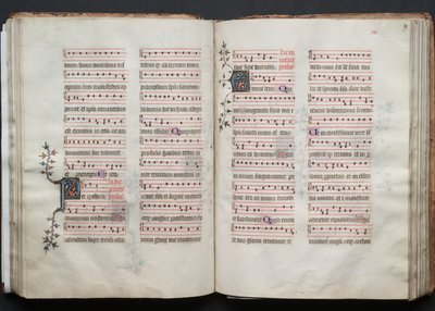 Gothajský misál: Fol. 59r, Text, c. 1375. od Master of the Boqueteaux