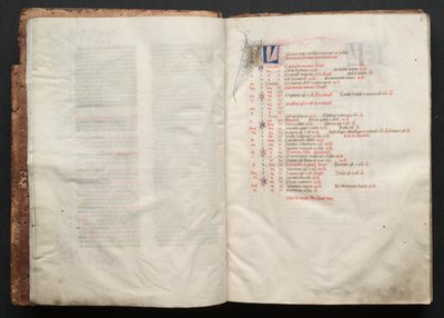 Gothajský misál: Fol. 5r, text , c. 1375. od Master of the Boqueteaux