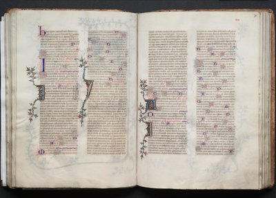 Gothajský misál: Fol. 70r, Text, c. 1375. od Master of the Boqueteaux