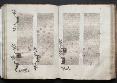 Gothajský misál: Fol. 71r, Text, c. 1375. od Master of the Boqueteaux